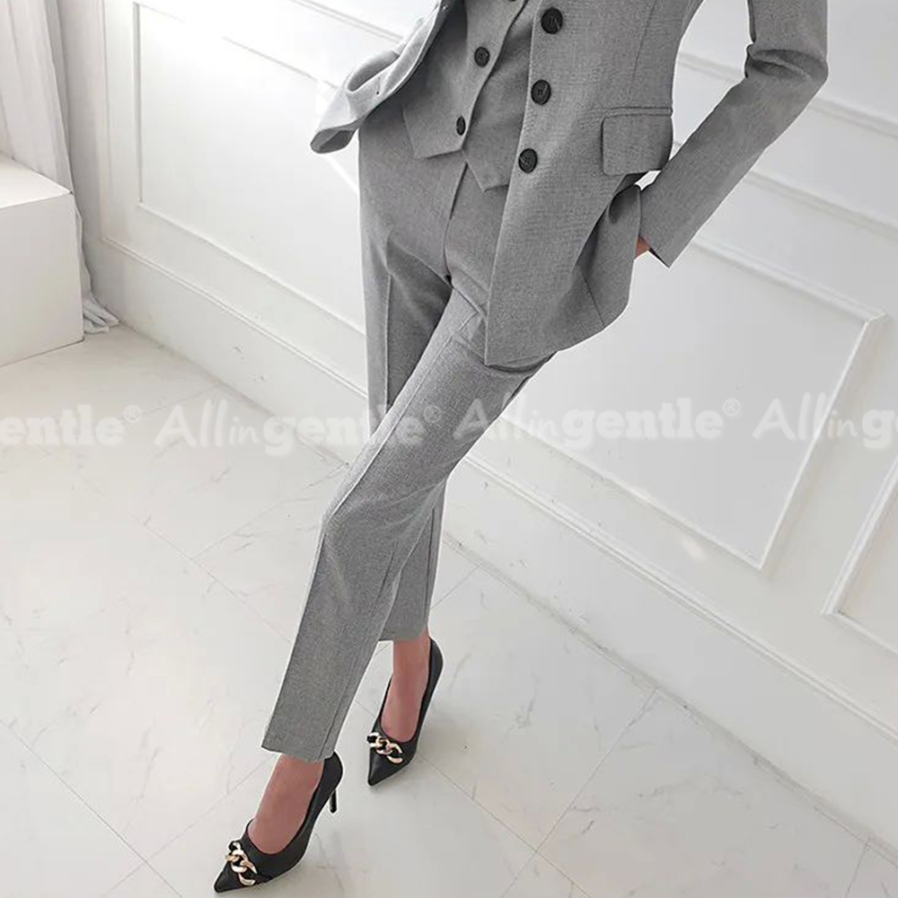 Womens Blazer - Allingentle مخصص النساء السراويل الدعاوى 3