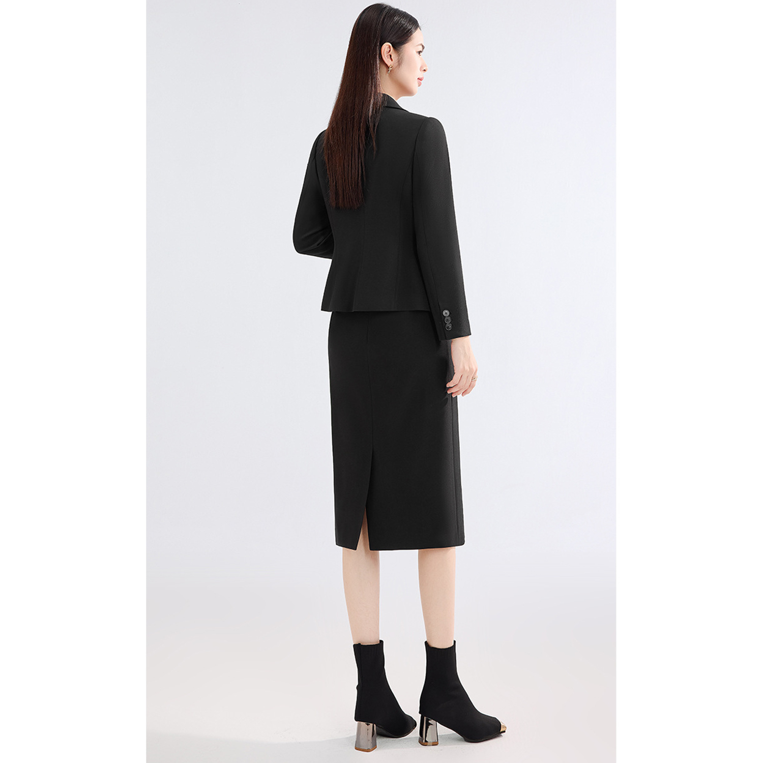 بدلة تنورة زرقاء للنساء من All - مراجعة Womens Blazer وسعره