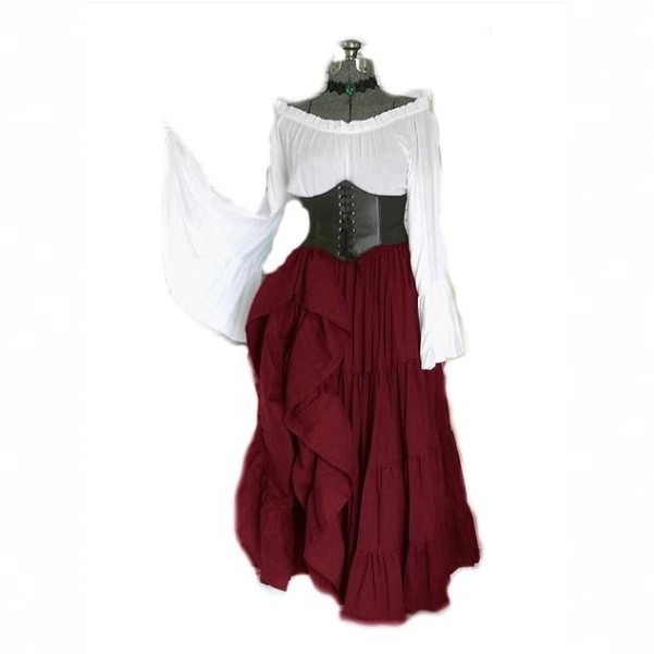 فستان طويل الأكمام بخصر عالٍ ب - مراجعة Midi Dress وسعره