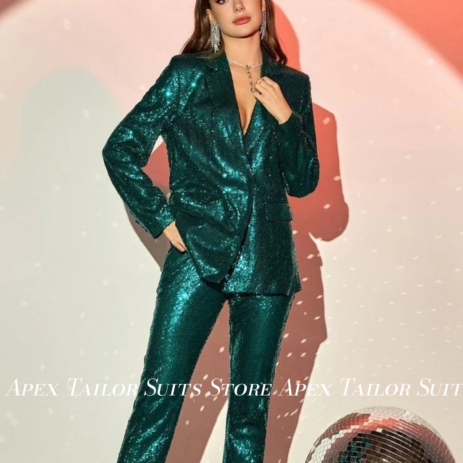 طقم بدلة نسائية أنيقة باللون ا - مراجعة Womens Blazer وسعره